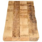 vidaXL Dessus de table bord vivant 180x40x2 5 cm bois de manguier brut
