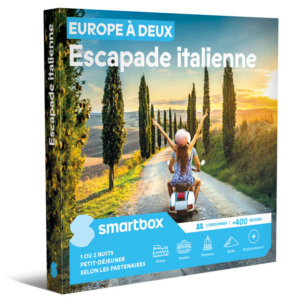 SMARTBOX - Coffret Cadeau Europe à deux - Escapade italienne -  Séjour
