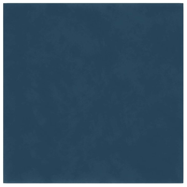 vidaXL Tête de lit murale 12 Pièces Bleu Velours