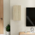 vidaXL Meuble TV Chêne sonoma 30 5x30x60 cm Bois d’ingénierie