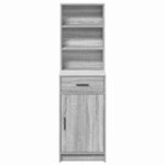 vidaXL Haut Armoire Gris Sonoma 40 x 40 5 x 135 cm Bois d'ingénierie