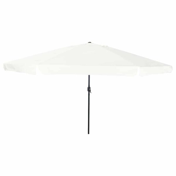 vidaXL Parasol de jardin Sable 395 x 395 x 245 cm Polyester et Acier