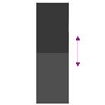 vidaXL Store enrouleur occultant largeur du tissu 80 7 cm polyester