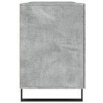 vidaXL Bureau gris béton 140x50x75 cm bois d'ingénierie