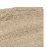 vidaXL Tête de lit Chêne Sonoma 140 cm Bois d'ingénierie