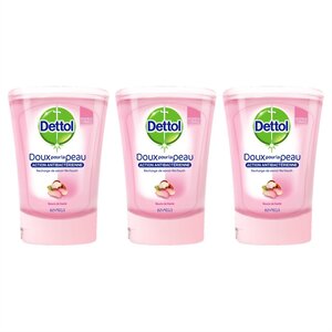 Pack No Touch Recharges Savon Liquide - Parfum Beurre de Karité - Action Antibactérien... DETTOL