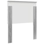 vidaXL Tête de lit Gris Sonoma 80 cm Bois d'ingénierie