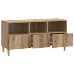 vidaXL Meuble TV 102 x 34 5 x 50 cm Chêne artisanal Bois d'ingénierie