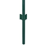 vidaXL Clôture en grillage métallique avec poteaux Acier 25x2 m Vert