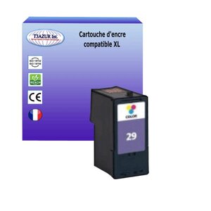 Cartouche compatible Lexmark 29 pour Lexmark X5340, X5490, X5495, Z1300, Z1310, Z1320, Z845 - Couleur - T3AZUR