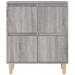 vidaXL Buffets 3 Pièces sonoma gris 60x35x70 cm bois d'ingénierie