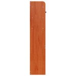 vidaXL Tête de lit avec rangement cire marron 140cm bois massif de pin