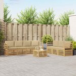 vidaXL Ensembles de canapés 8 pc