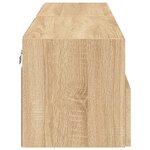 vidaXL Meubles TV muraux 2 Pièces chêne sonoma 60x30x30cm bois ingénierie