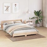 vidaXL Tapis Shaggy Anti-dérapant Marron 120 x 170 cm PP