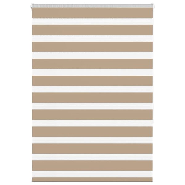 vidaXL Store zèbre marron sable largeur du tissu 100 9cm polyester