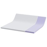 vidaXL Surmatelas Blanc 200 x 200 x 5 cm Tissu Jacquard