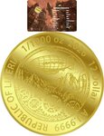 Pièce de monnaie en Or 12 Dollars g 0.031 (1/1000 oz) Millésime 2026 STEAMPUNK ORIGIN 1/1000 (PRÉCOMMANDE)