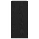 vidaXL Meuble sous lavabo de salle de bain Chêne noir