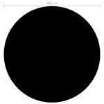 vidaXL Couverture de piscine Noir 488 cm PE