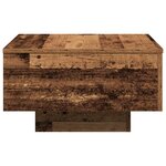 vidaXL Table basse Bois Ancien 55 x 55 x 31 cm