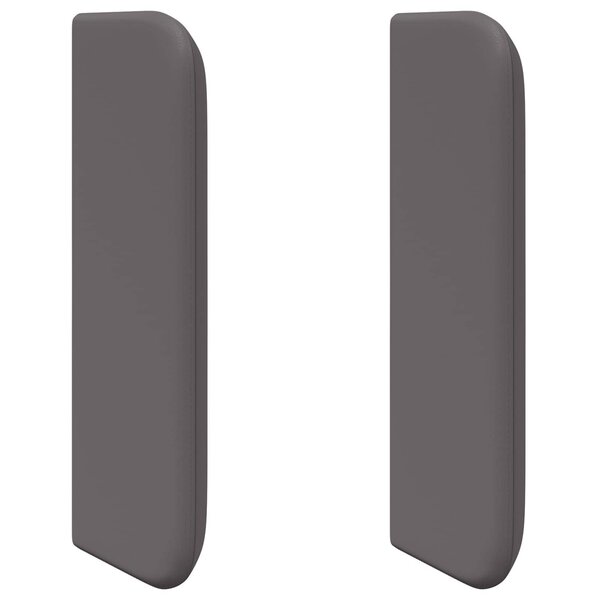 vidaXL Oreille de tête de lit 2 Pièces Gris 40 x 16 x 5 cm