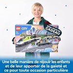LEGO City - Train de Voyageurs Express - Set 60337 avec Locomotive à Télécommande