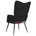 vidaXL Chaise de relaxation Patchwork Tissu