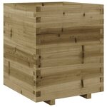 vidaXL Jardinière 60x60x72 5 cm bois de pin imprégné