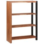 vidaXL Étagère Marron 80 x 30 x 110 cm Bois d'acacia massif