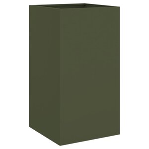 vidaXL Jardinière vert olive 42x38x75 cm acier