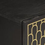 vidaXL Armoire de salle de bain 38x33x58 cm bois massif de manguier