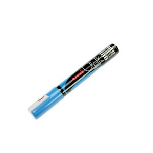 Marqueur craie Pointe conique moyenne CHALK Marker PWE5M 1 8 - 2 5mm Bleu Clair x 12 UNI-BALL