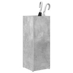 vidaXL Porte-parapluie Gris béton 25 x 24 5 x 64 cm Bois d'ingénierie
