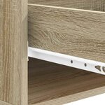 vidaXL Table basse Chêne Sonoma 49 x 50 x 40 cm Bois d'ingénierie