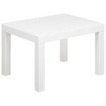 vidaXL Ensemble salon avec coussin 3 Pièces Blanc PP