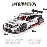 Mould King 13075 - Véhicule de sport C63