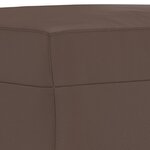 vidaXL Repose-pied Marron 60x50x41 cm Similicuir