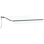 vidaXL Auvent Rétractable Automatique Blanc 300x250 cm