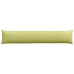 vidaXL Coussins de canapé 2 Pièces Vert clair 200 x 40 cm tissu