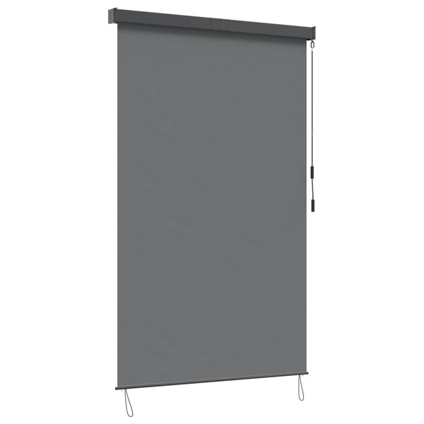 vidaXL Store enrouleur Gris clair 120 x 250 cm Tissu et Aluminium