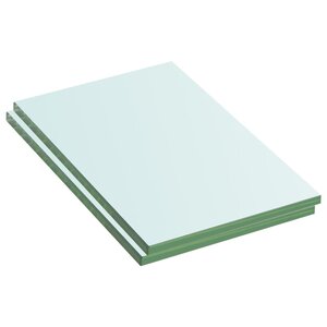 vidaXL Panneaux d'étagère 2 Pièces Verre Transparent 20 x 12 cm