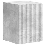 vidaXL Ensemble meuble TV 4 Pièces Gris béton Bois d'ingénierie