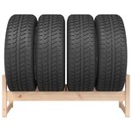 vidaXL Porte-pneus 120x40x40 cm Bois de pin massif