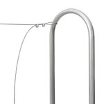 vidaXL Portant de bois de chauffage 150x25x150 cm acier galvanisé