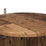 vidaXL Support de Plante 2 pièces Bois ancien 40 x 40 x 80 cm