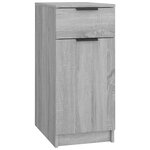 Armoire de bureau minimaliste rangement polyvalent 33 5 x 50 x 75 cm en bois d'ingénierie gris 02_0048310