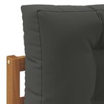 vidaXL Ensemble de canapés d'extérieur Naturel et Anthracite