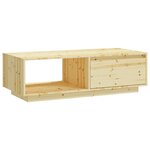 vidaXL Table basse 110x50x33 5 cm bois de sapin massif
