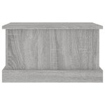 vidaXL Boîte de rangement sonoma gris 50x30x28 cm bois d'ingénierie